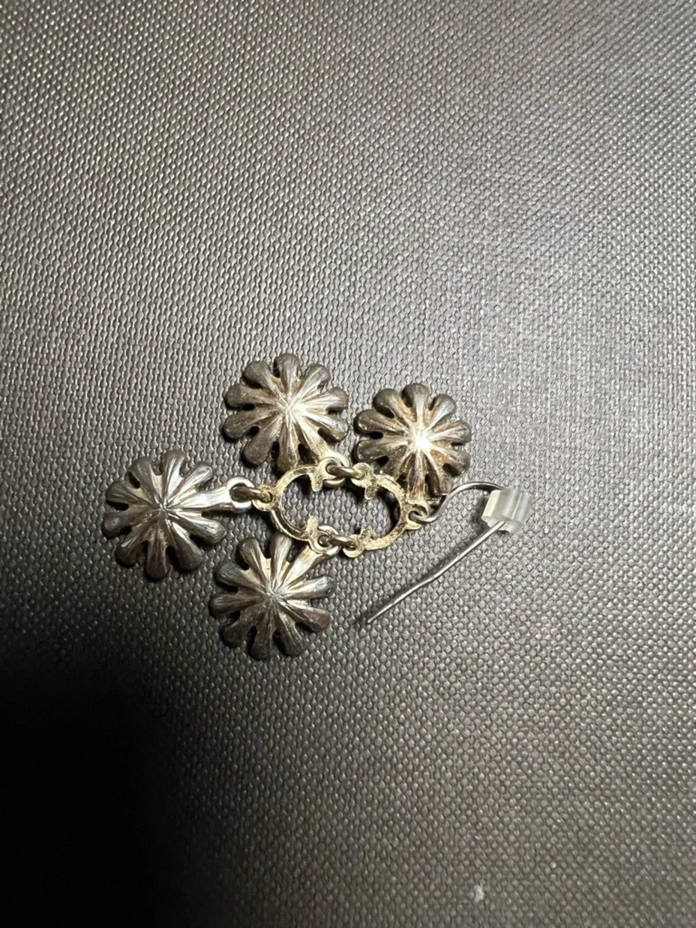 Yellow Daisy Dangle Earrings - Women's Jewelry - Picture 2 of 3